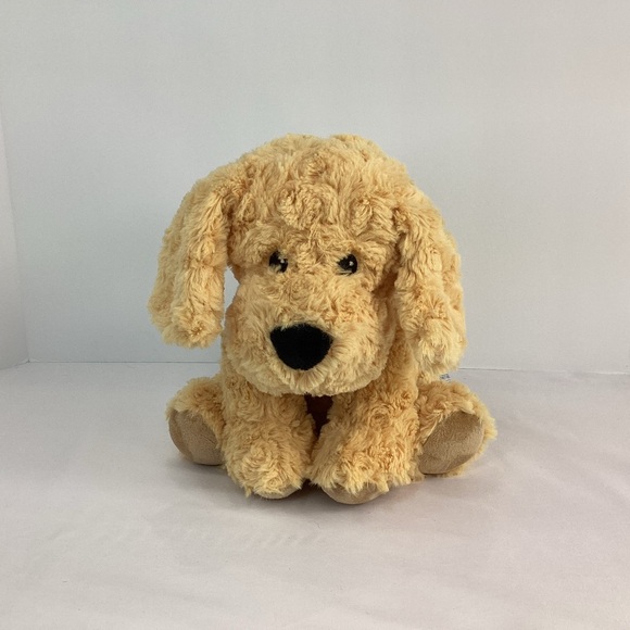 Warmies Cozy Plush Golden Puppy Dog Junior Mini Therapy Microwavable Heatable - Picture 2 of 12